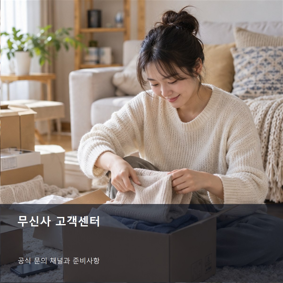 무신사 고객센터, 주문·취소·반품 문의 전 확인할 것 2 무신사 고객센터 공식 문의 안내 사진