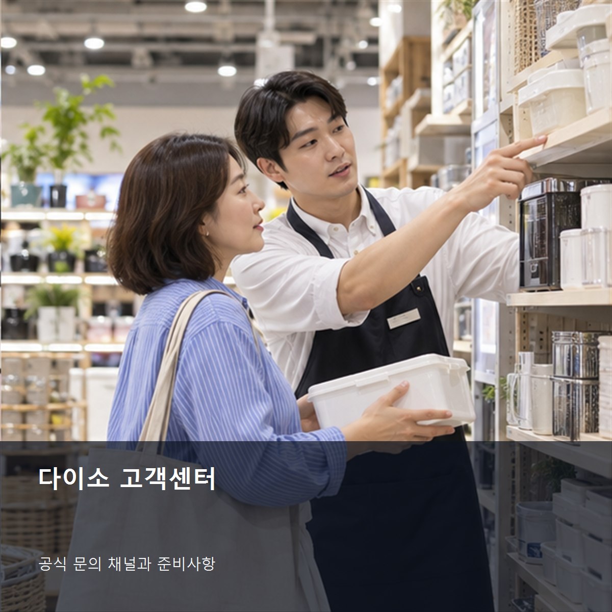 다이소 고객센터 공식 문의 안내 사진