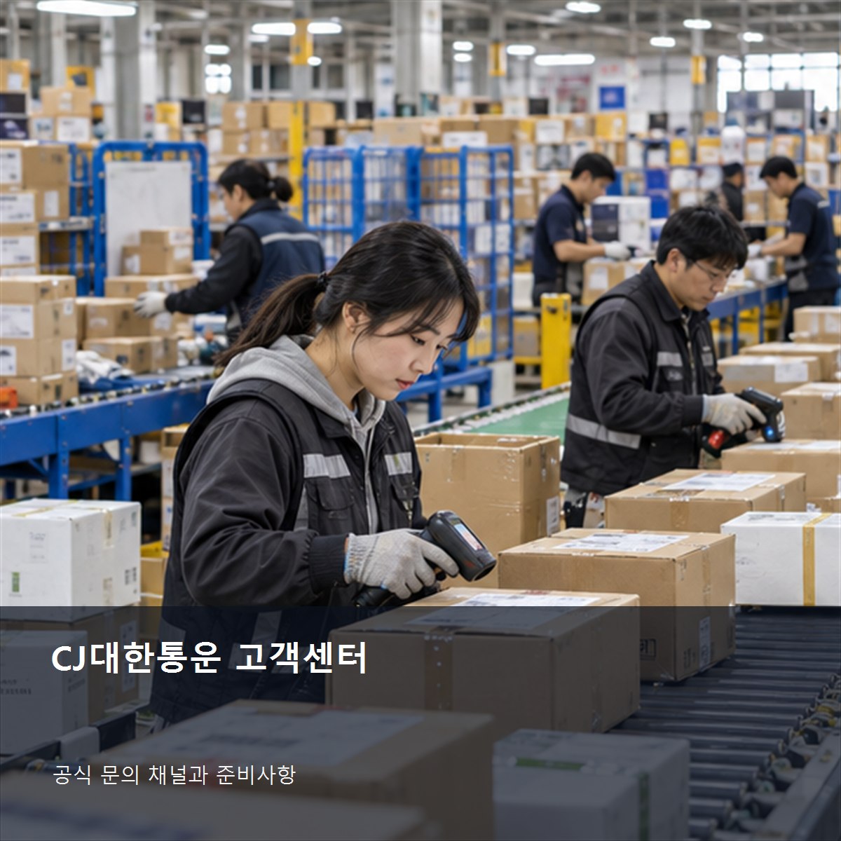 CJ대한통운 고객센터 공식 문의 안내 사진
