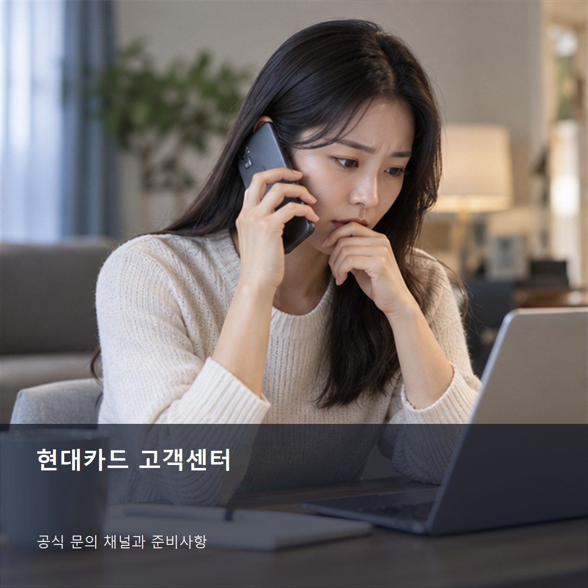 현대카드 고객센터 공식 문의 안내 사진