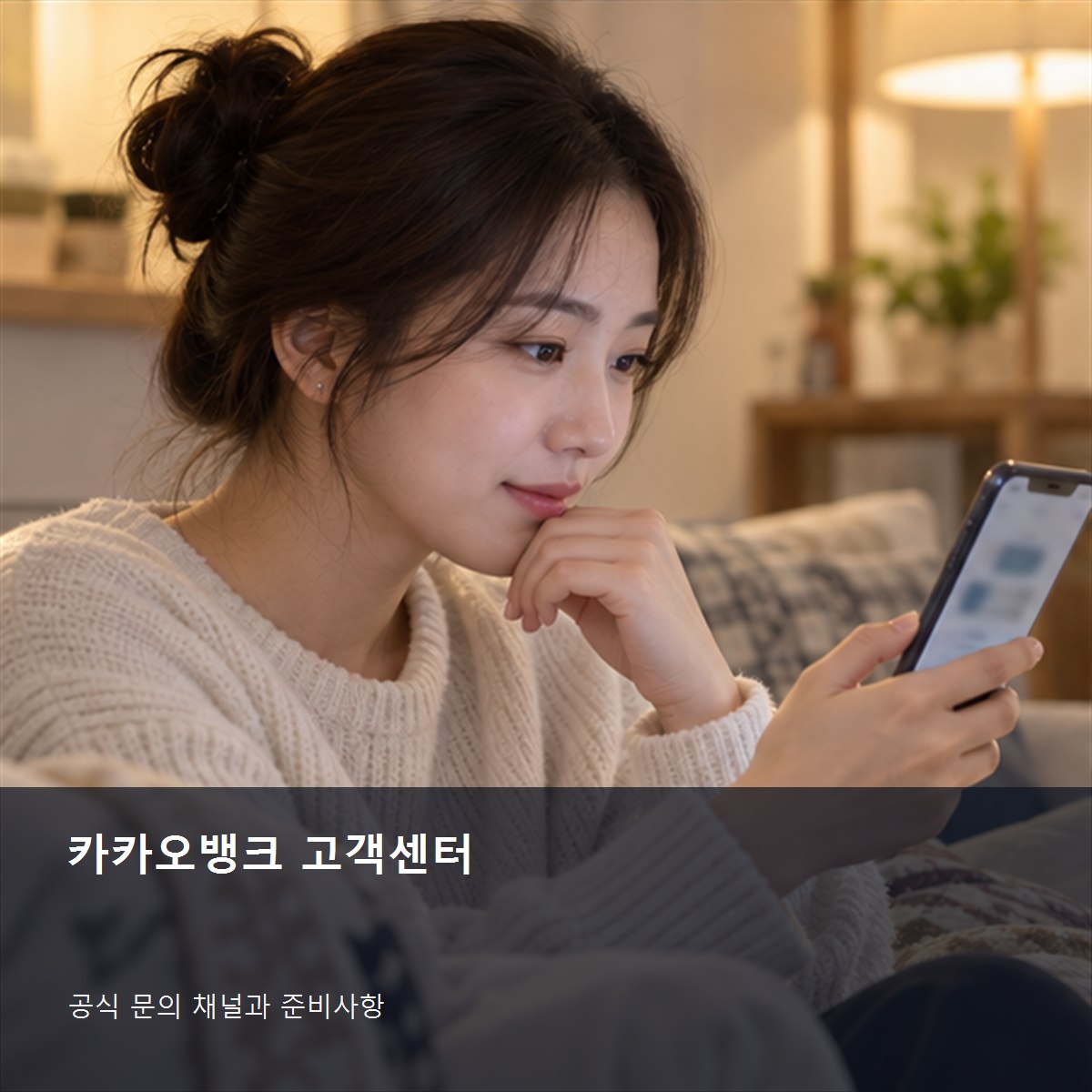 카카오뱅크 고객센터 공식 문의 안내 사진