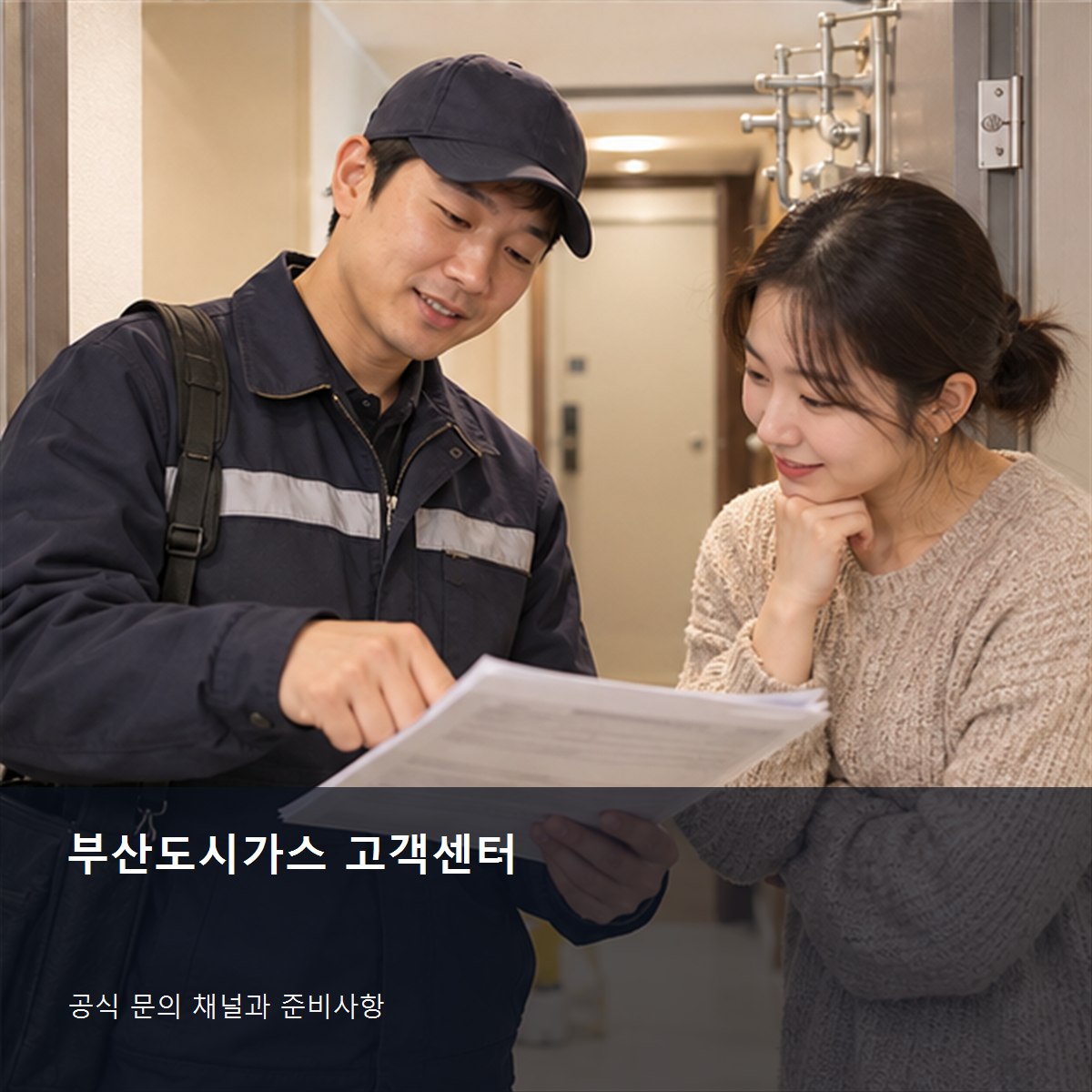 부산도시가스 고객센터 공식 문의 안내 사진