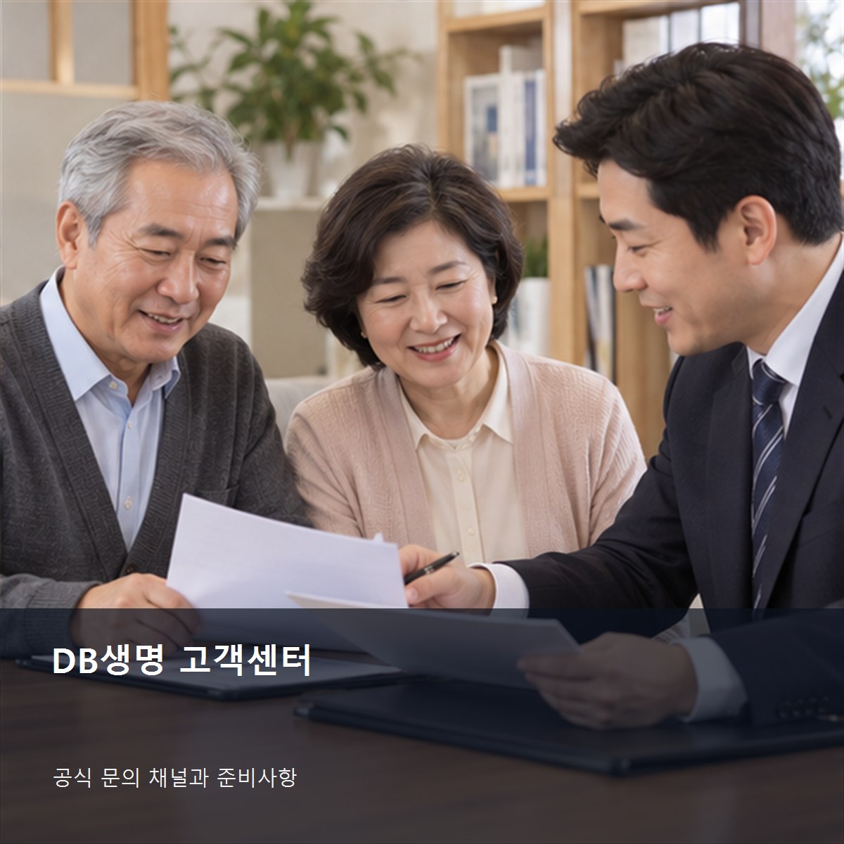 DB생명 고객센터 공식 문의 안내 사진