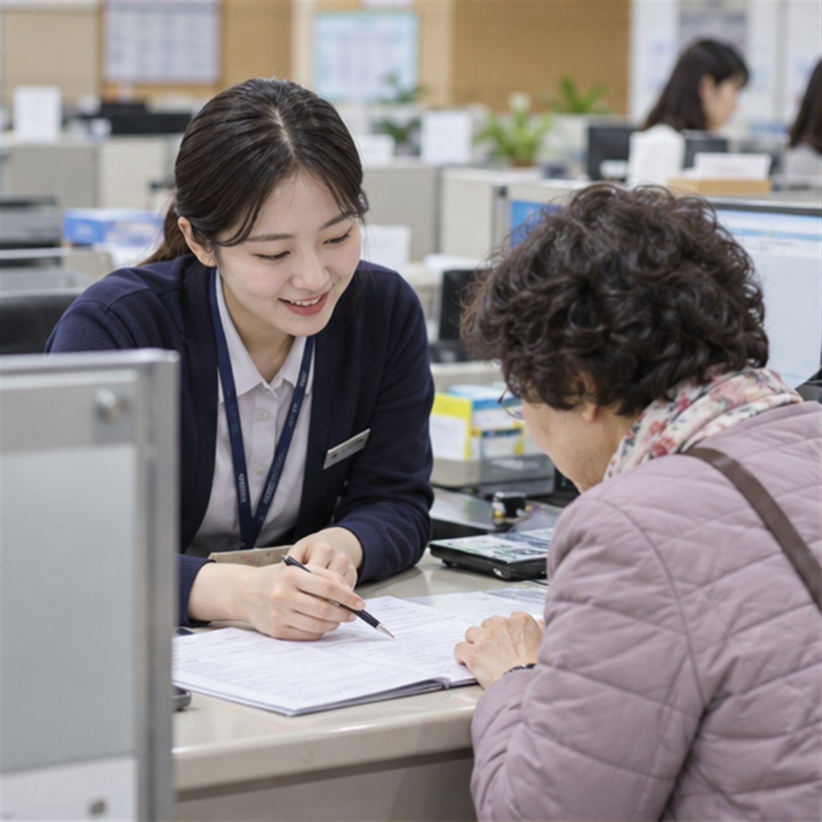 국민연금공단 고객센터 관련 현장 사진