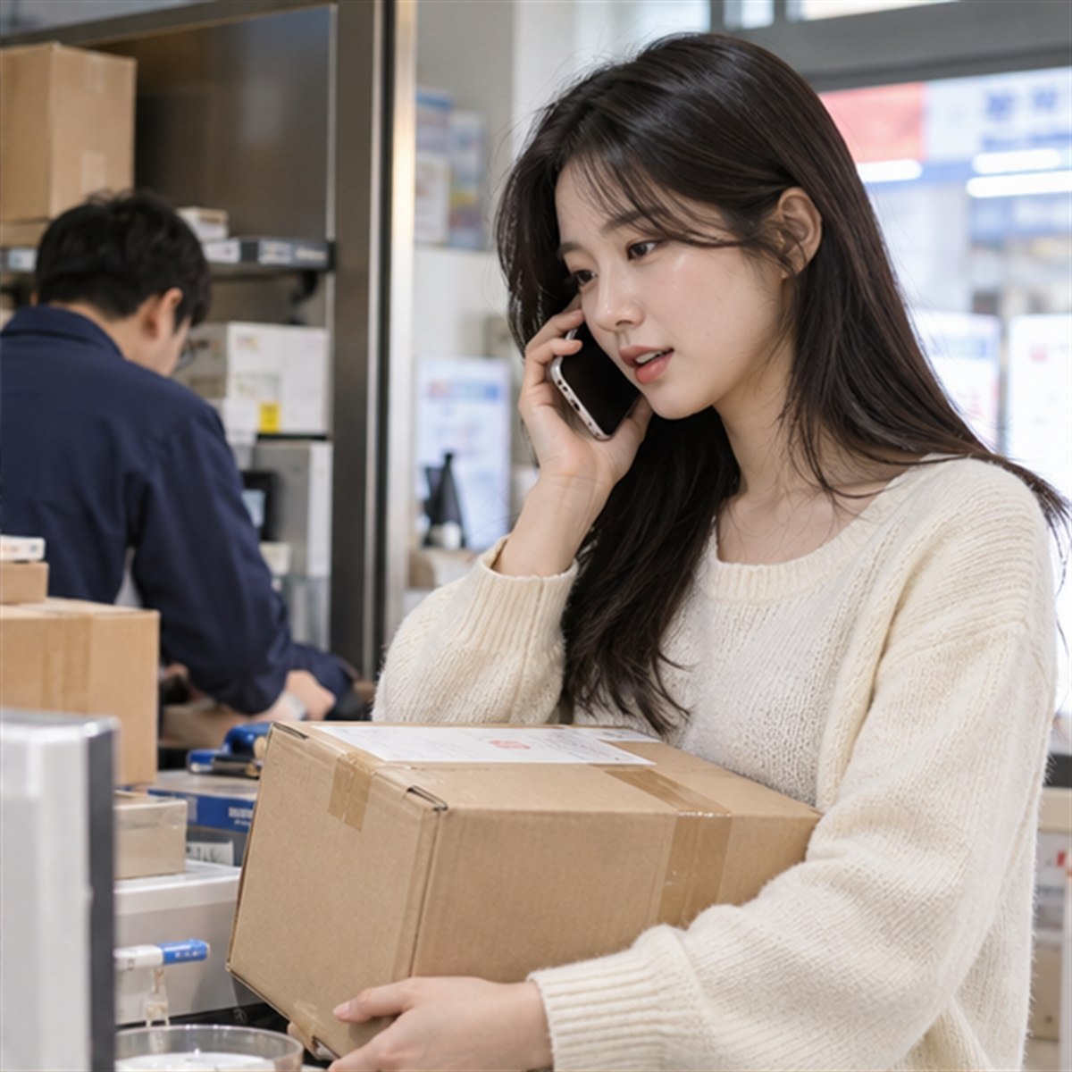지그재그 고객센터 관련 현장 사진
