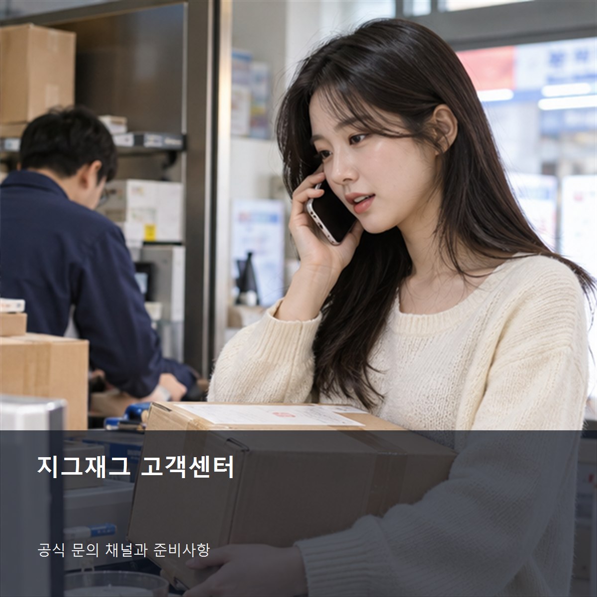 지그재그 고객센터 공식 문의 안내 사진