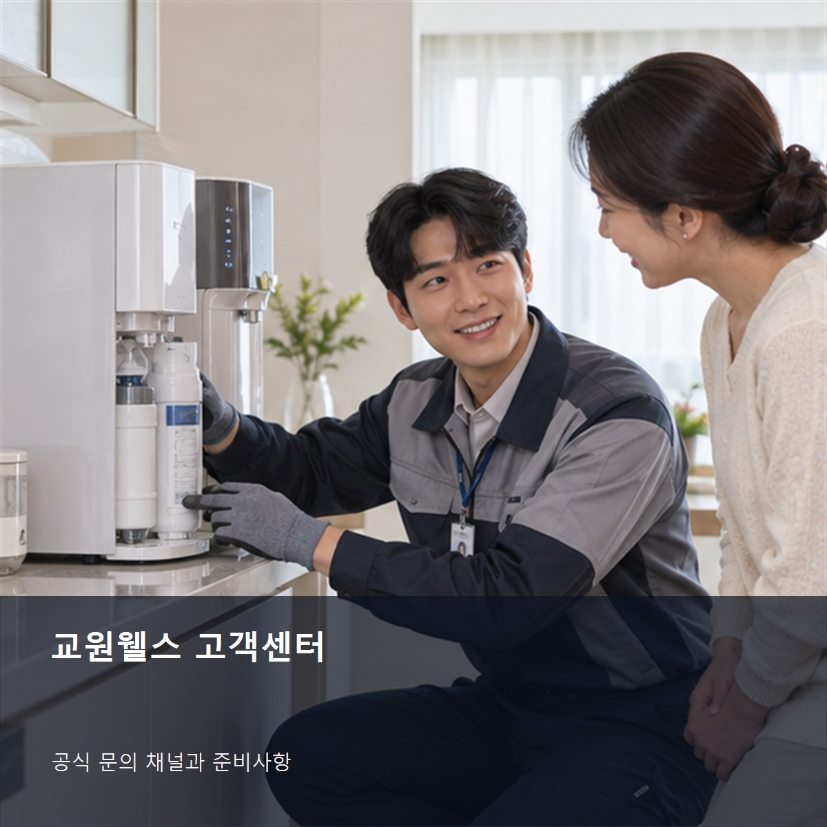 교원웰스 고객센터, 제품 모델·A/S·수리 접수 확인 순서 2 교원웰스 고객센터 공식 문의 안내 사진