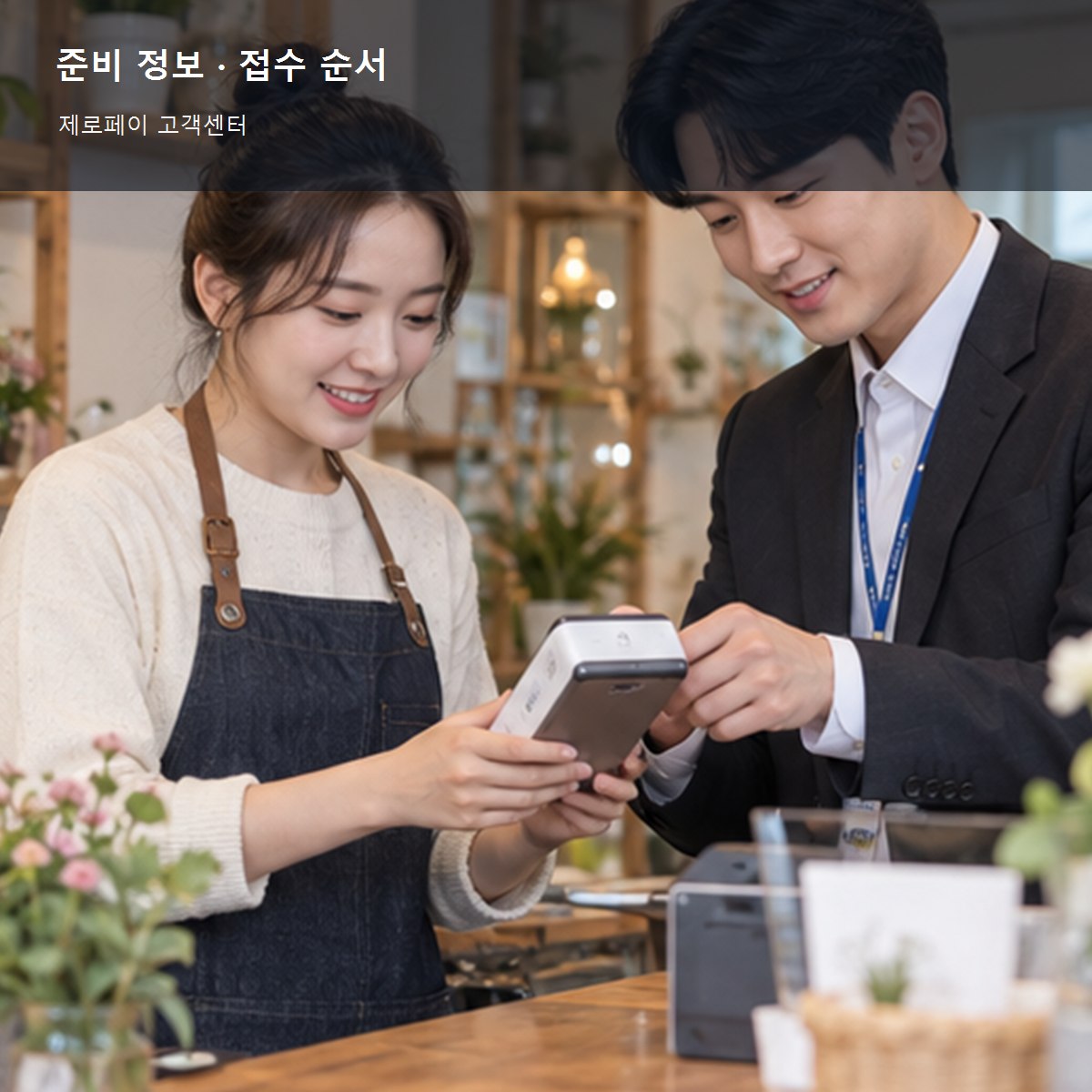 제로페이 고객센터, 상담·전자민원·증명서 문의 순서 3 제로페이 고객센터 준비 정보와 접수 순서 사진