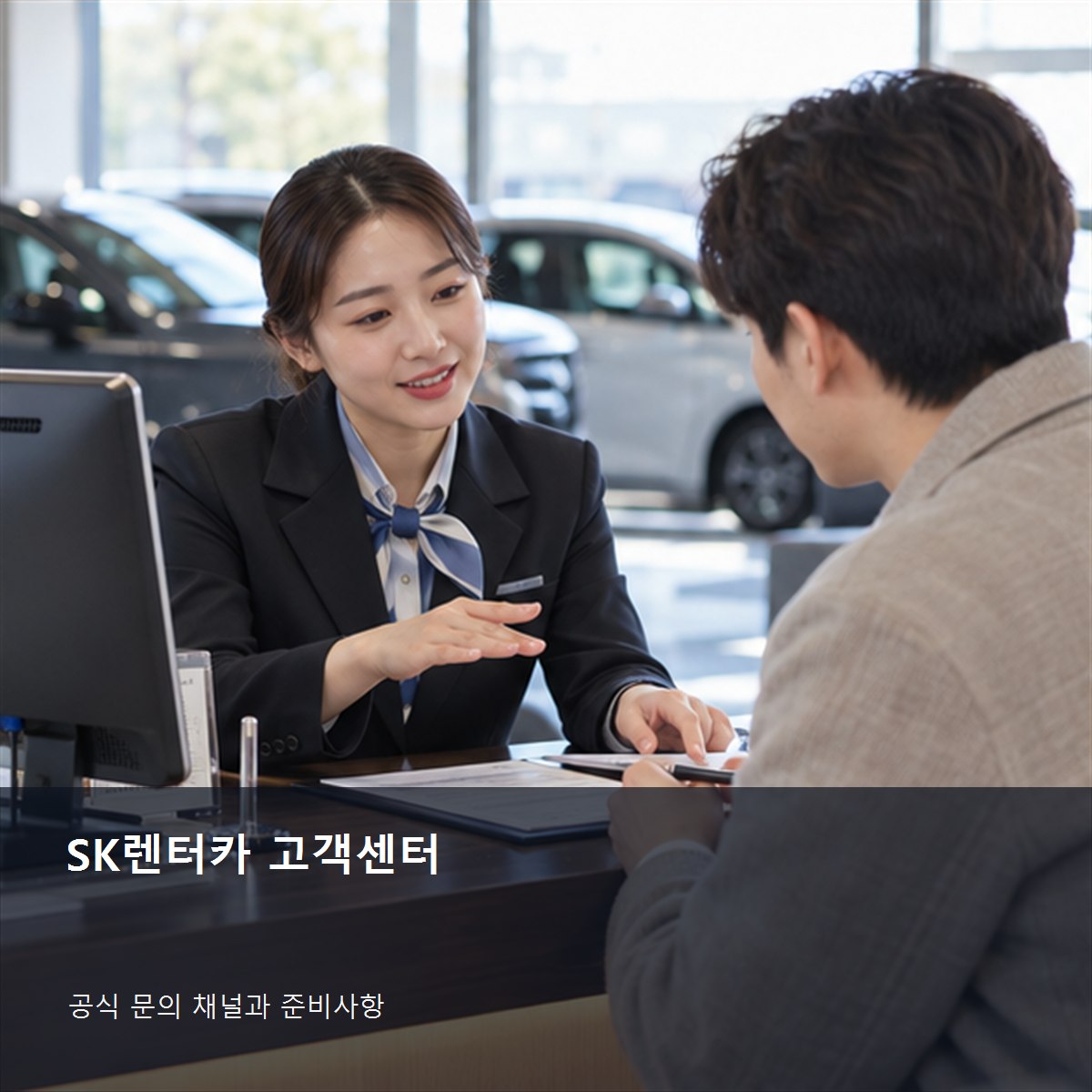 SK렌터카 고객센터 공식 문의 안내 사진