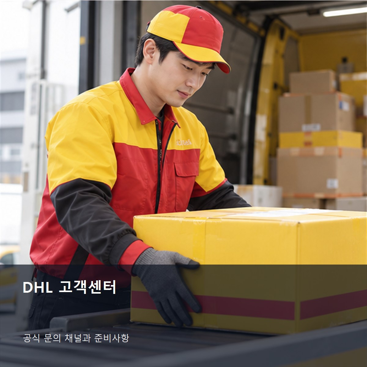 DHL 고객센터 공식 문의 안내 사진