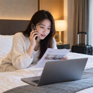 호텔스닷컴 고객센터 관련 현장 사진
