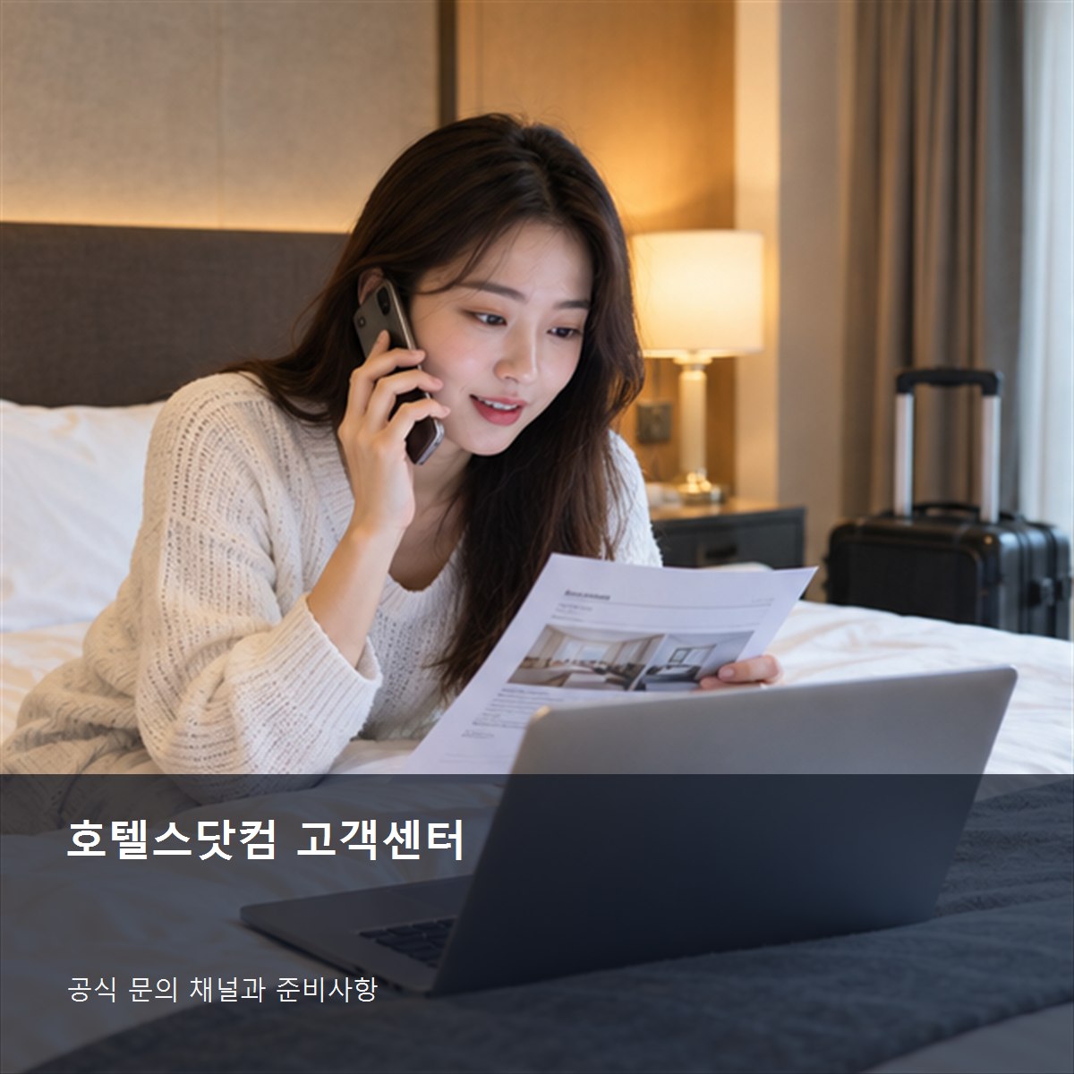 호텔스닷컴 고객센터 공식 문의 안내 사진