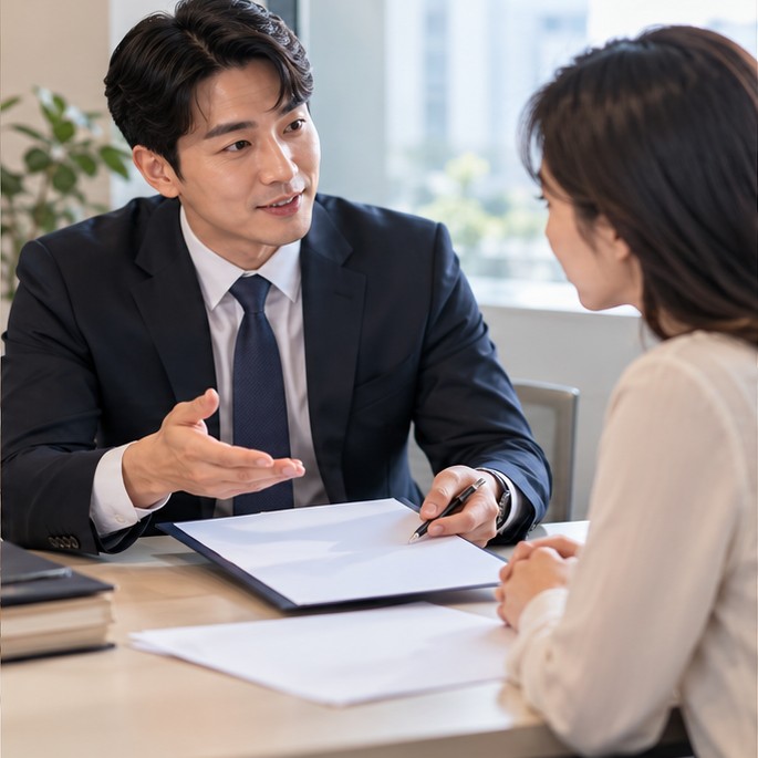 자동차보험 대인배상 확인 장면 실사 이미지