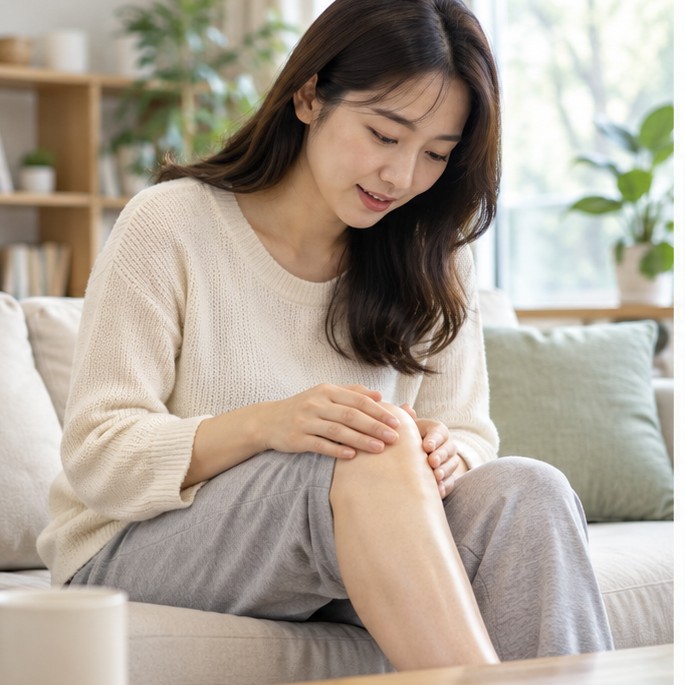 무릎 소리 나는 이유 관련 실사 이미지