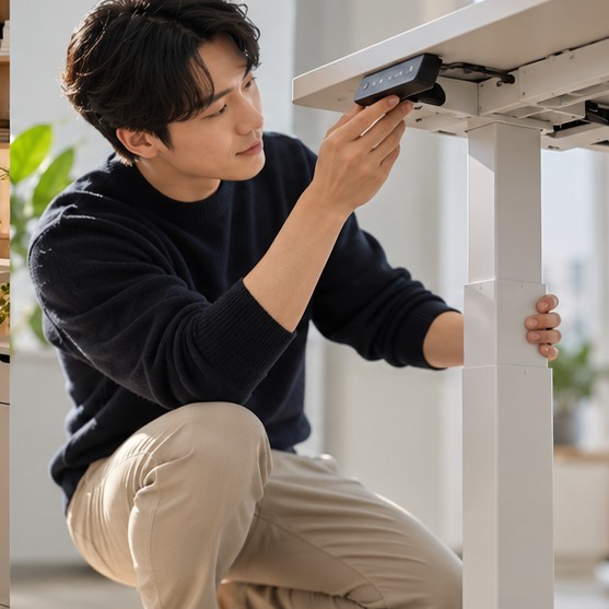 모션데스크 장단점 확인 장면 실사 이미지