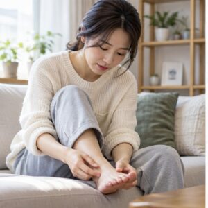 발톱 검게 변함 원인 관련 실사 이미지