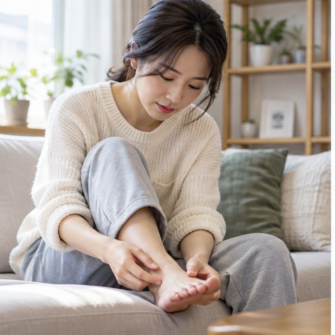 발톱이 검게 변하는 원인 관련 실사 이미지