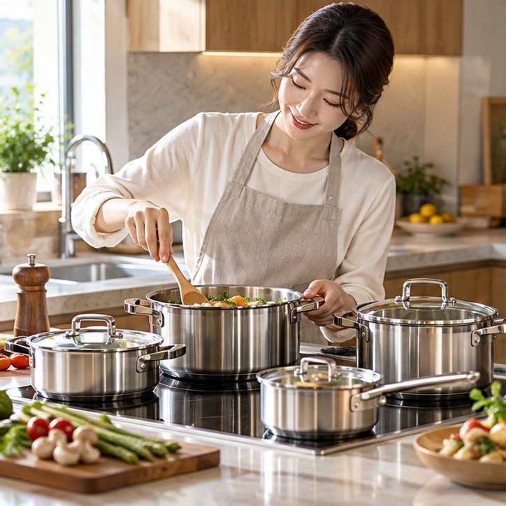 냄비세트 고르는 순서 관련 실사 이미지