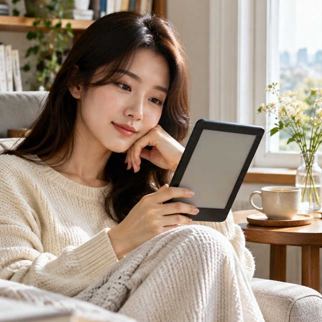 전자책리더기 관련 실사 이미지