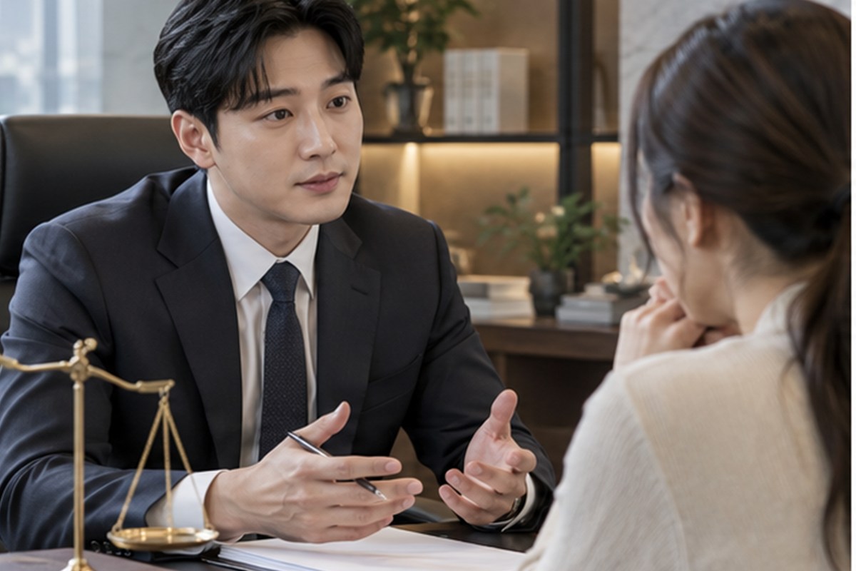 스토킹 변호사 비용 상담 장면