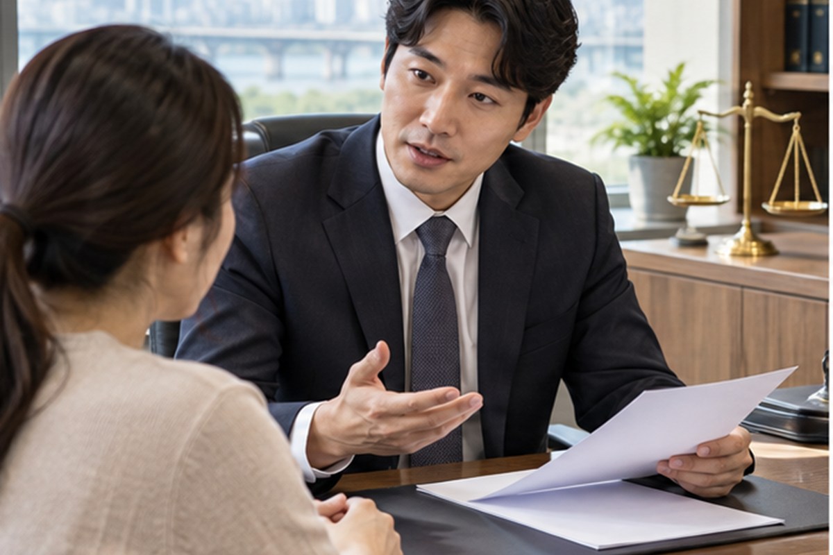 친권소송 변호사 비용 상담 장면