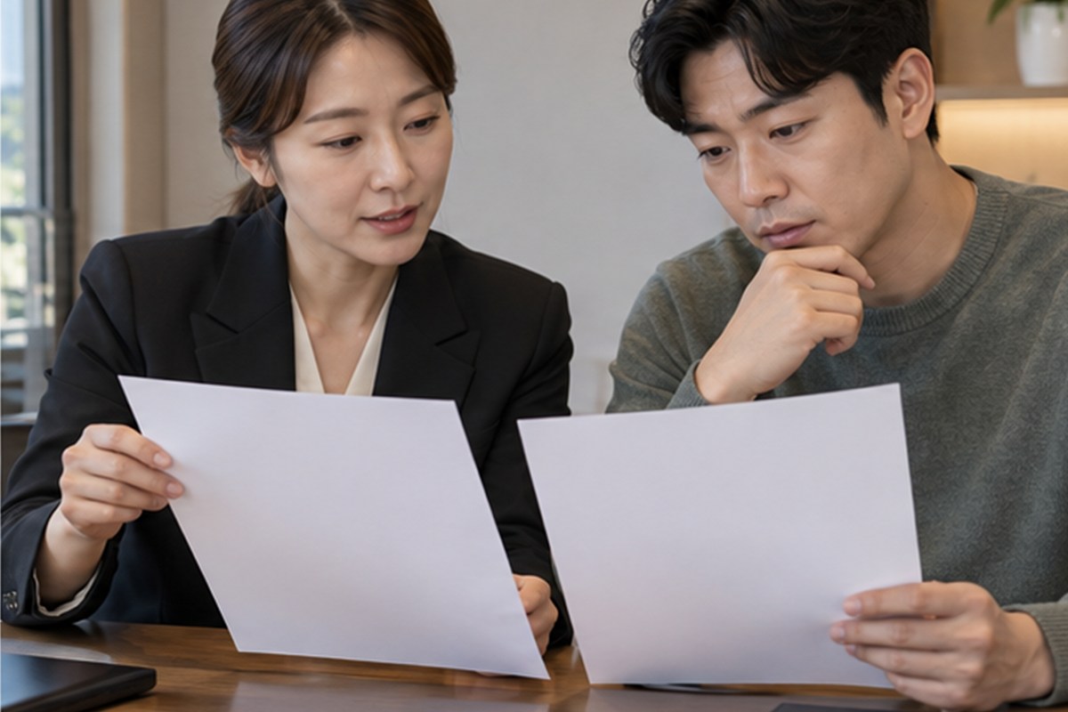 근저당권 말소 법무사 비용 업무 범위를 비교하는 장면
