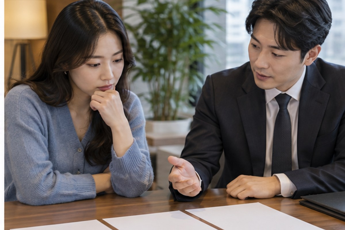 전세사기 변호사 비용 업무 범위를 비교하는 장면