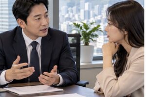 변리사 상담비용 상담 장면