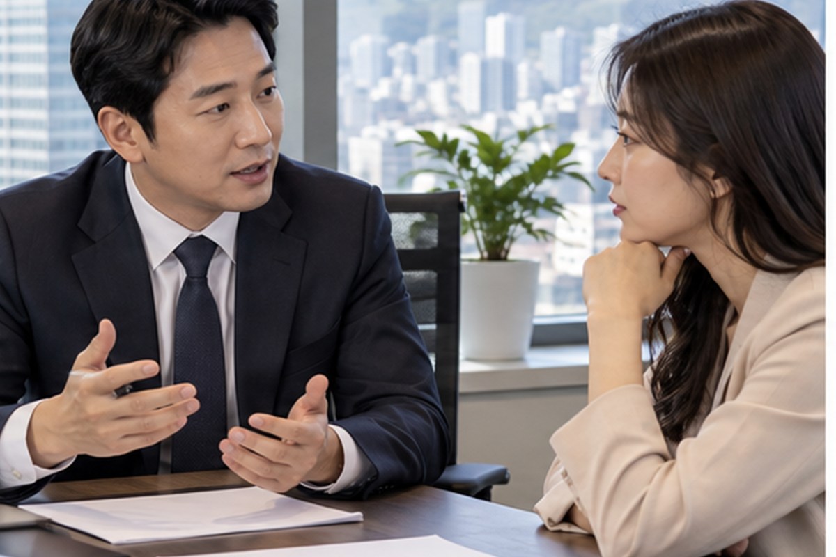 변리사 상담비용 상담 장면