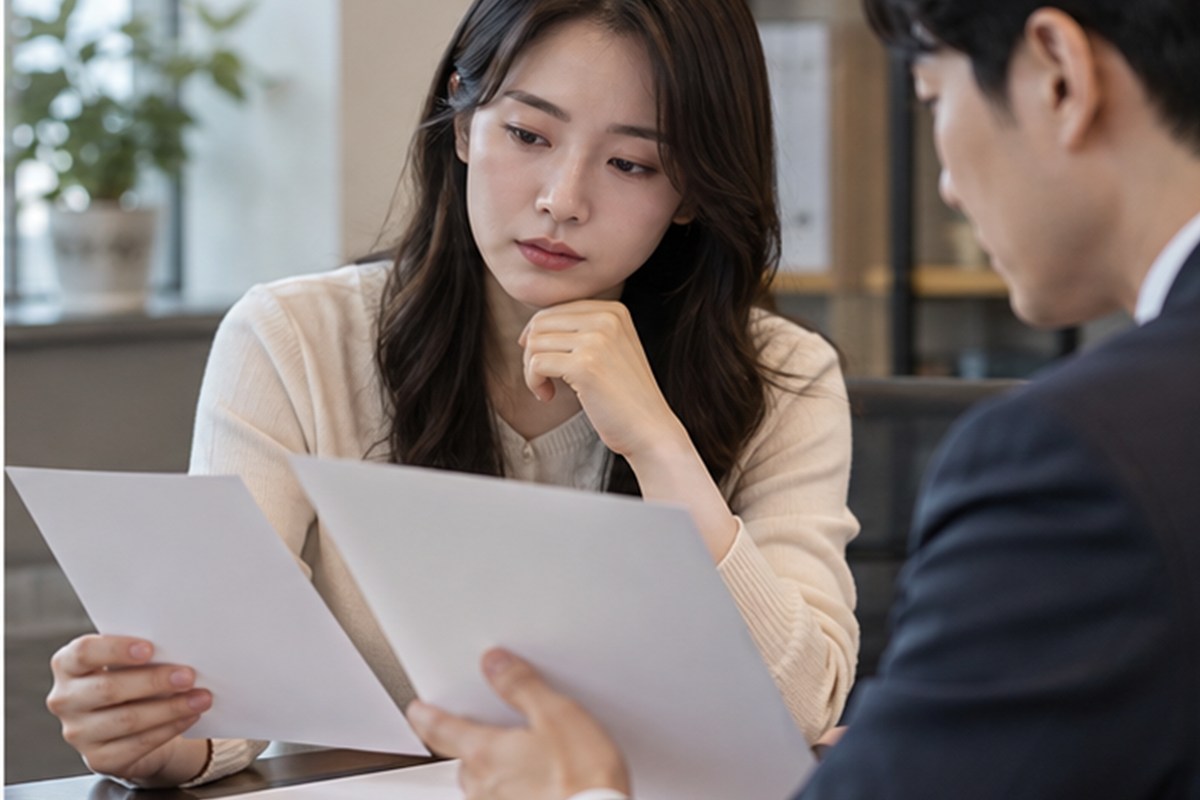 법무사 상담비용 업무 범위를 비교하는 장면