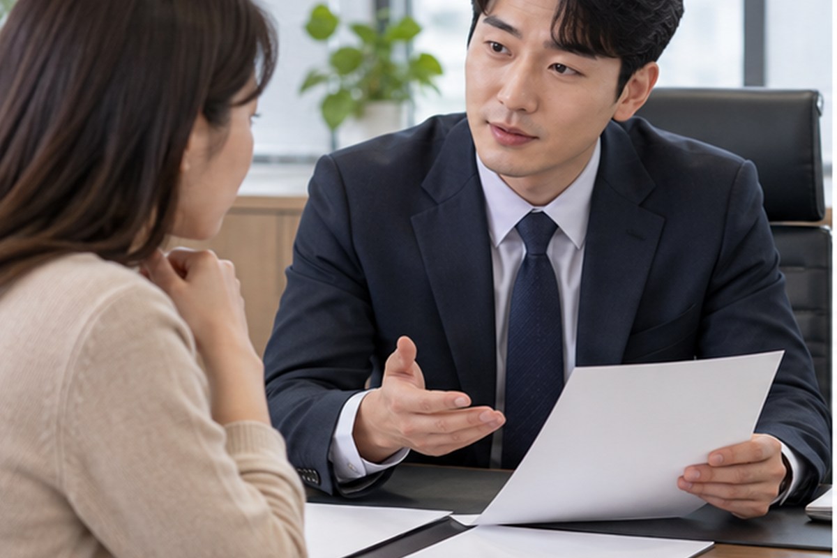 교통사고 손해사정사 비용 상담 장면