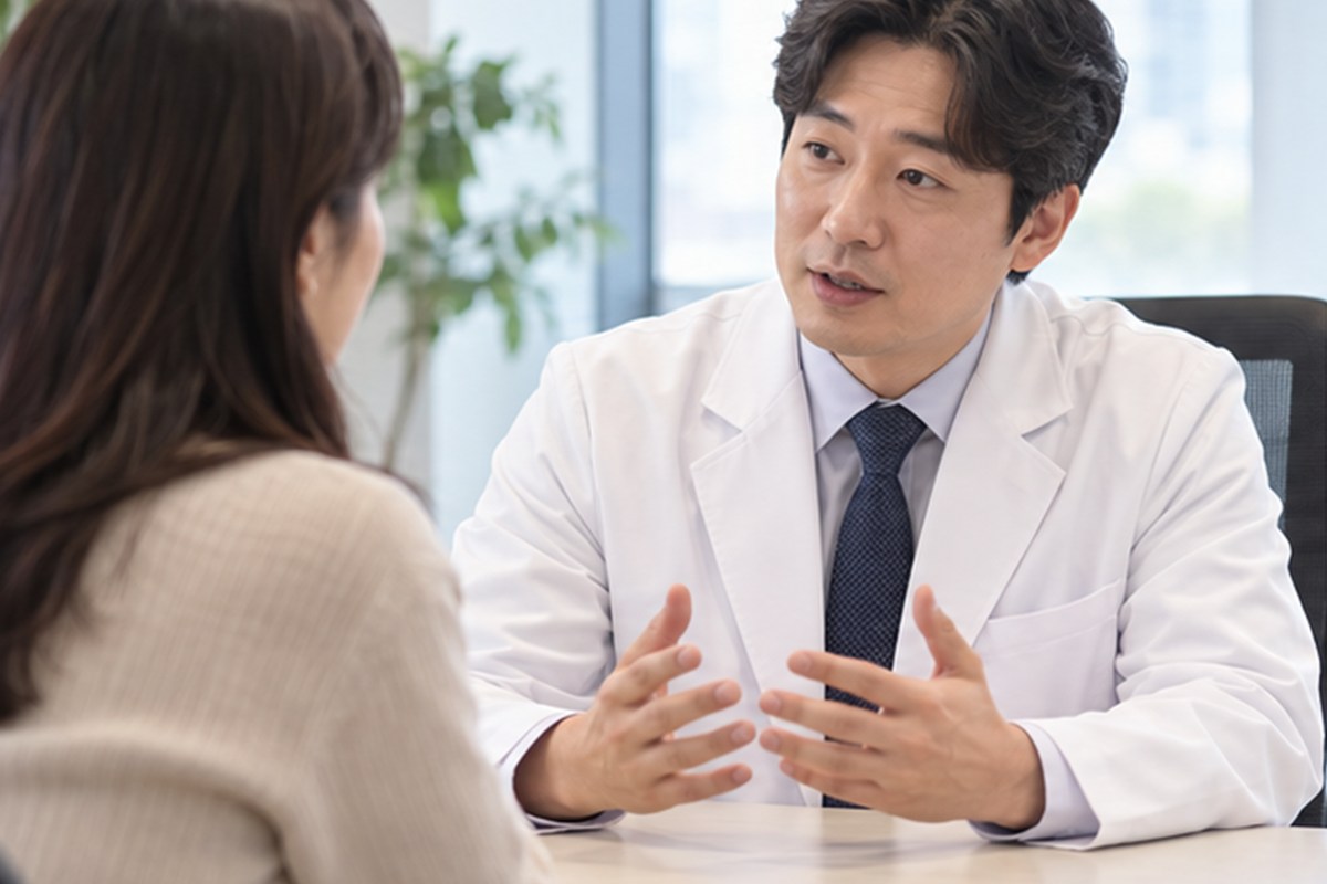 갑상선암 수술비용 진료 상담 장면