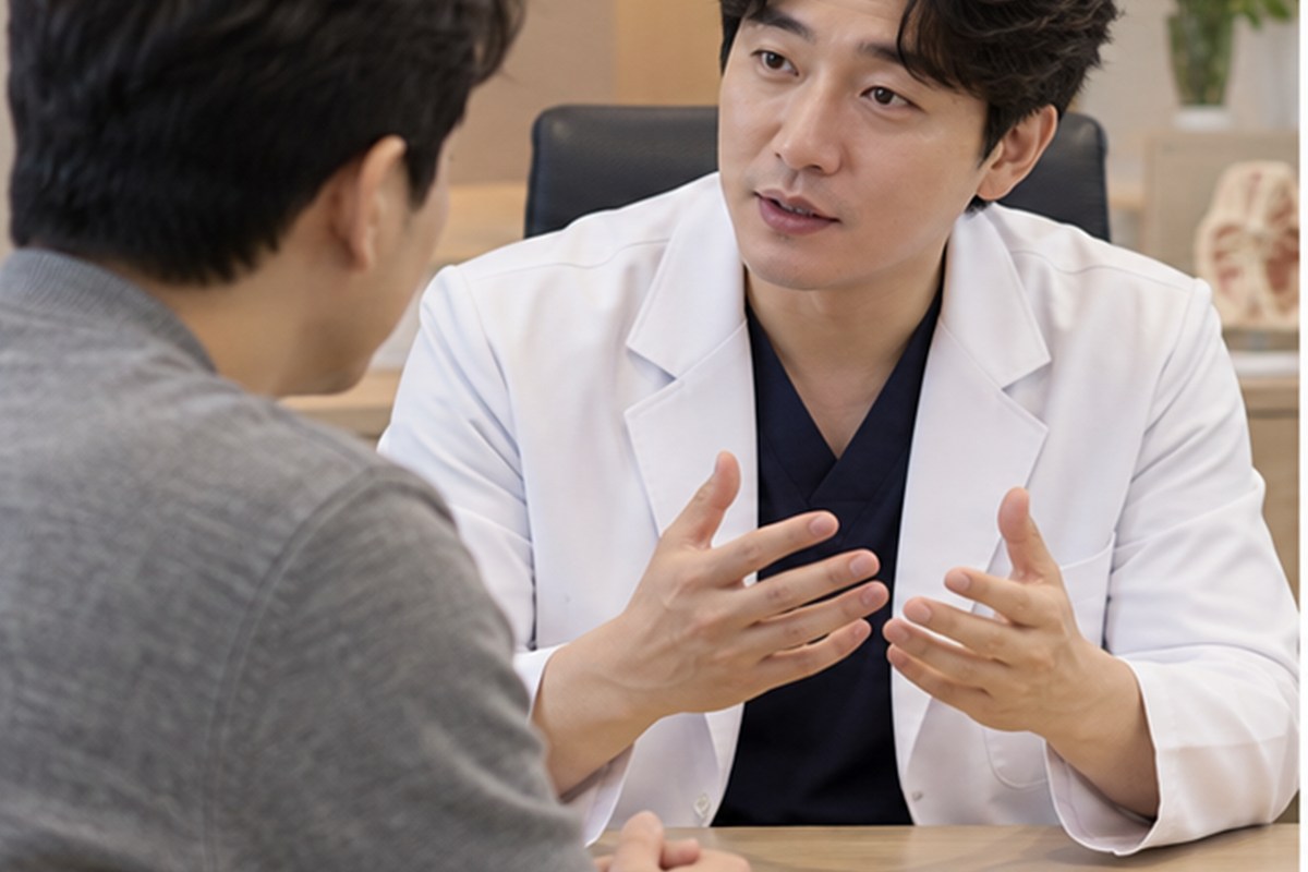 축농증 수술비용 진료 상담 장면
