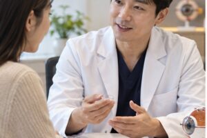 드림렌즈 비용, 렌즈값보다 검사·교체·정기검진을 함께 보세요 10 드림렌즈 비용 진료 상담 장면