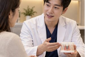 앞니 임플란트 비용, 치료 단계와 보험·재료 항목을 나눠 보세요 6 앞니 임플란트 비용 진료 상담 장면