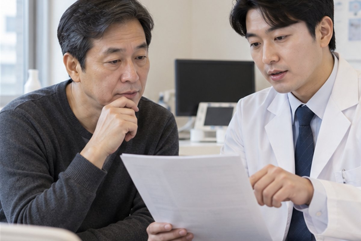 철분 정상수치, 검사결과와 증상을 함께 보는 기준 3 철분 정상수치 공식 절차를 상담하고 점검하는 모습
