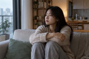 공황장애 초기증상, 검사결과와 증상을 함께 보는 기준 6 공황장애 초기증상 관련 상황을 확인하는 사람
