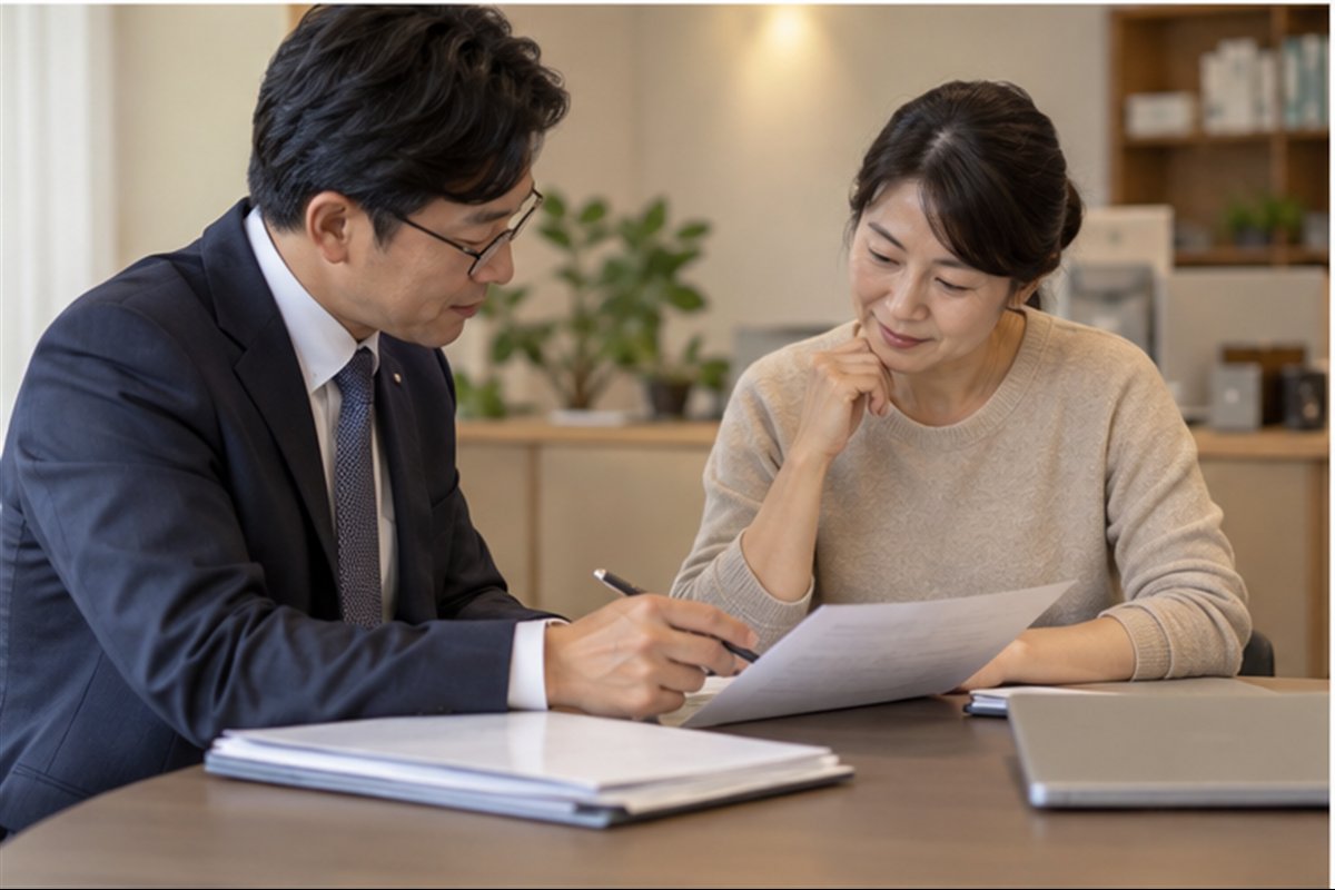 간이과세자 기준 공식 절차를 상담하고 점검하는 모습