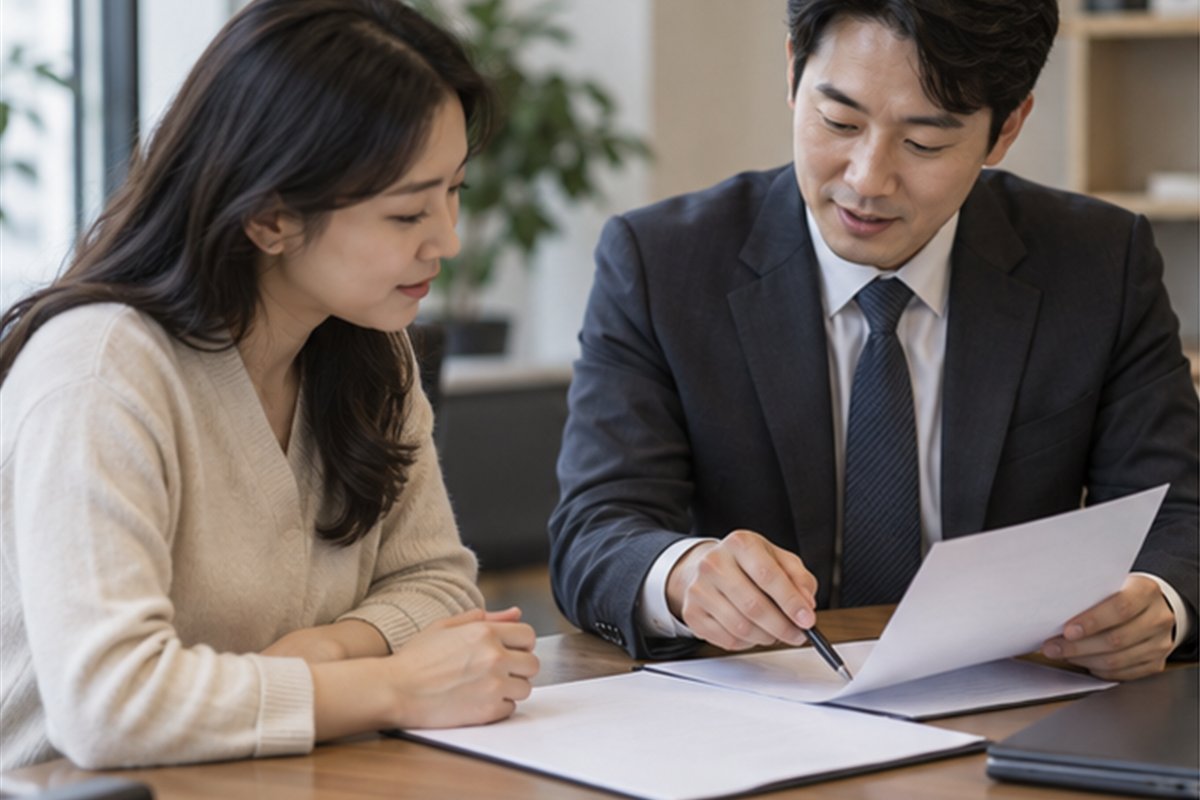 상가 임대차보호법 환산보증금 공식 절차를 상담하고 점검하는 모습