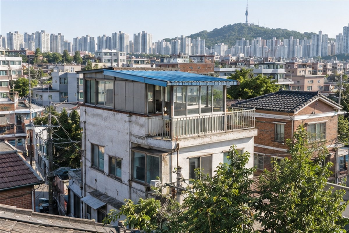 건축물대장 위반건축물 관련 상황을 확인하는 사람
