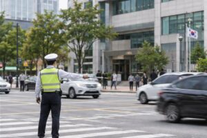 운전면허 벌점조회 관련 상황을 확인하는 사람