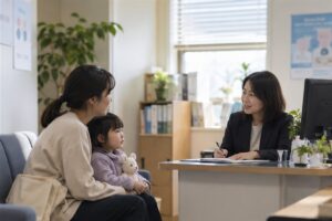 양육비 선지급 신청 관련 상황을 확인하는 사람