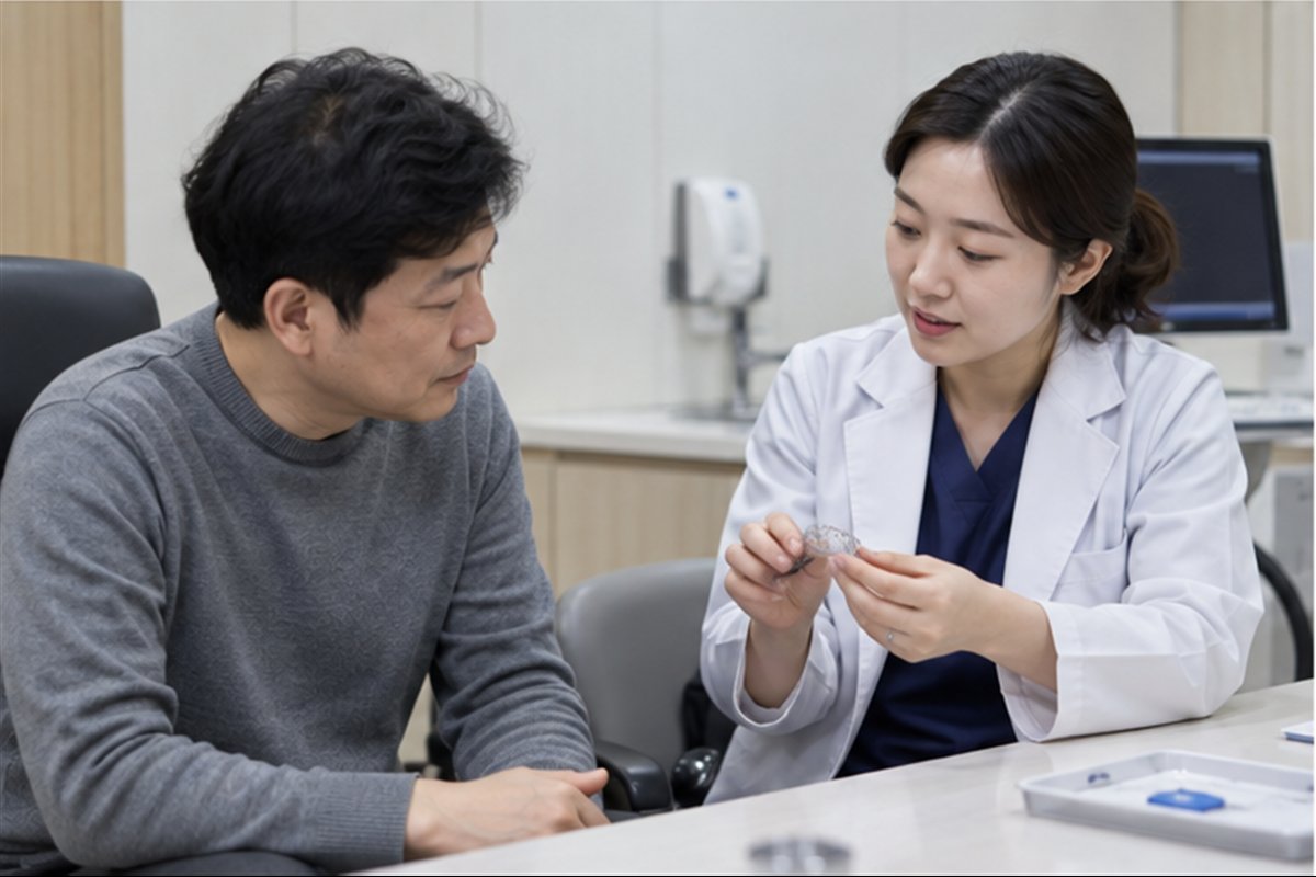 의료기기 품목허가 공식 절차를 상담하고 점검하는 모습
