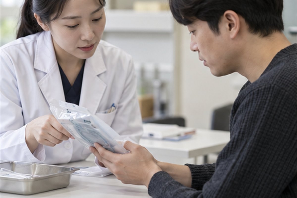 의료기기 회수 절차 공식 절차를 상담하고 점검하는 모습