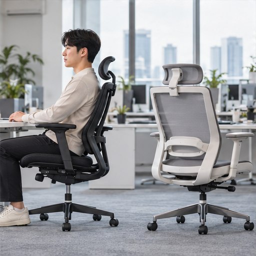 사무용의자 선택과 확인을 위한 실사 이미지 2