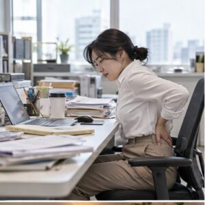 사무용책상 선택과 확인을 위한 실사 이미지 1