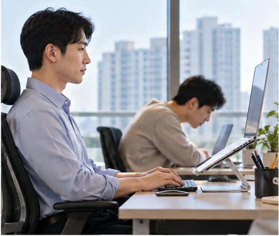 노트북거치대 선택과 확인을 위한 실사 이미지 2