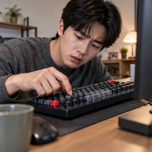 기계식키보드 선택과 확인을 위한 실사 이미지 1