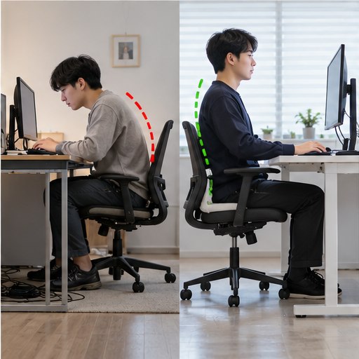 컴퓨터책상 선택과 확인을 위한 실사 이미지 2