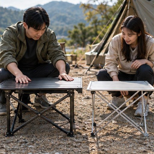캠핑테이블 고르기, 높이·수납·흔들림 체크 2 캠핑테이블 선택과 확인을 위한 실사 이미지 2